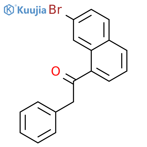 ETHANONE, 1-(7-BROMO-1-NAPHTHALENYL)-2-PHENYL- structure