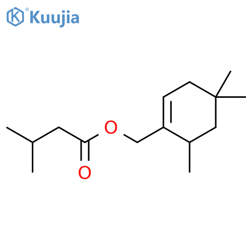BUTANOIC ACID, 3-METHYL-, (4,4,6-TRIMETHYL-1-CYCLOHEXEN-1-YL)METHYL ESTER structure