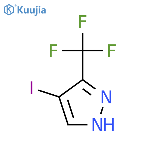 4-Iodo-3-(trifluoromethyl)-1H-pyrazole structure