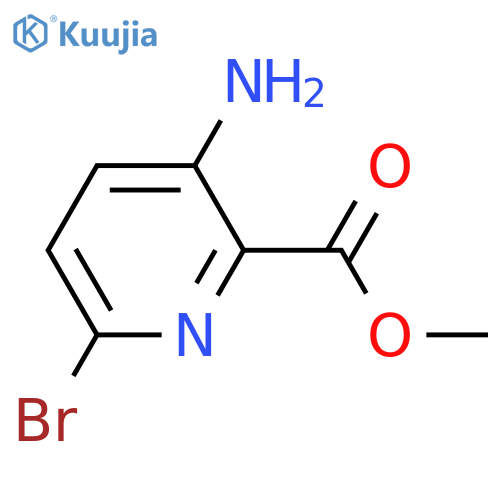 Methyl 3-amino-6-bromopicolinate structure