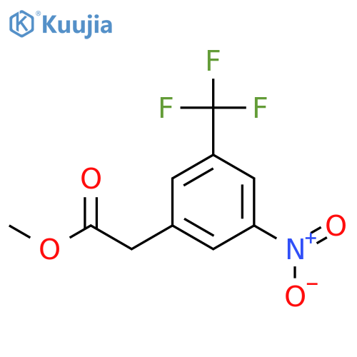 Methyl 2-(3-nitro-5-(trifluoromethyl)phenyl)acetate structure