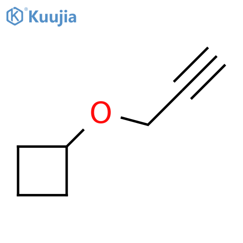 (Prop-2-yn-1-yloxy)cyclobutane structure