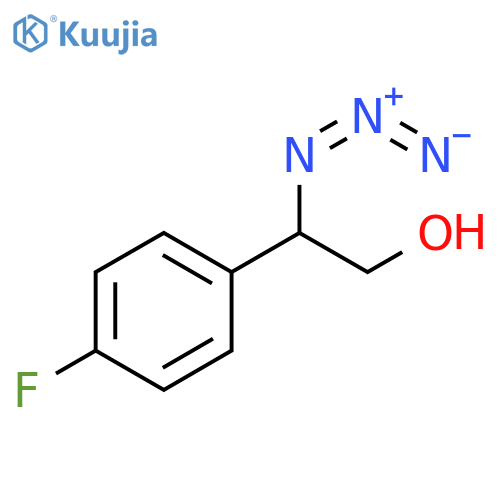 Benzeneethanol, β-azido-4-fluoro- structure