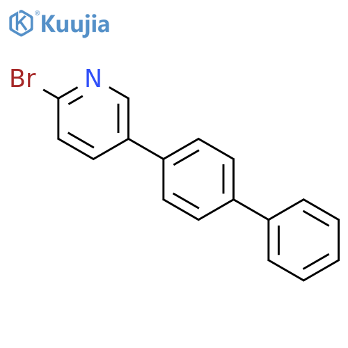 PYRIDINE, 5-[1,1'-BIPHENYL]-4-YL-2-BROMO- structure
