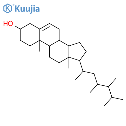 (23S,24R)-23,24-Dimethylcholest-5-en-3beta-ol structure