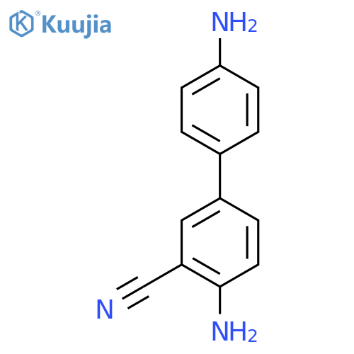 4,4'-Diamino-[1,1'-biphenyl]-3-carbonitrile structure