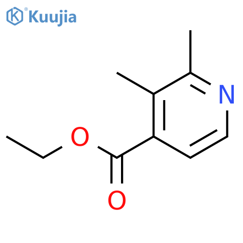 ETHYL 2,3-DIMETHYLPYRIDINE-4-CARBOXYLATE structure