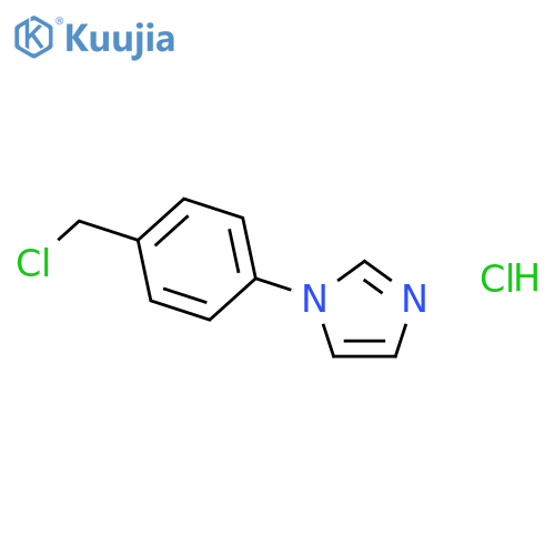 1-4-(Chloromethyl)phenyl-1H-imidazole Hydrochloride structure