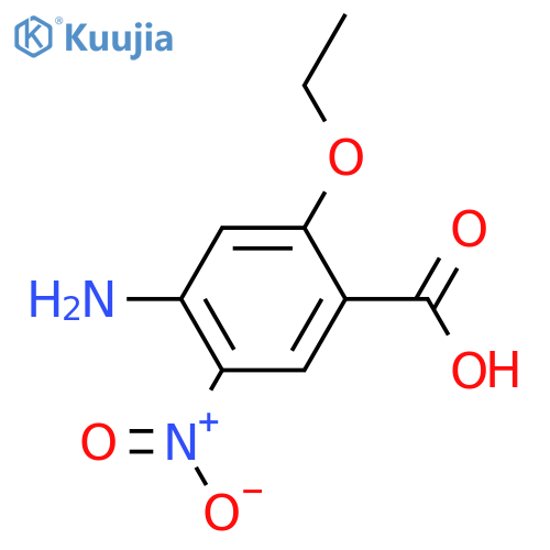 4-Amino-2-ethoxy-5-nitrobenzoic acid structure
