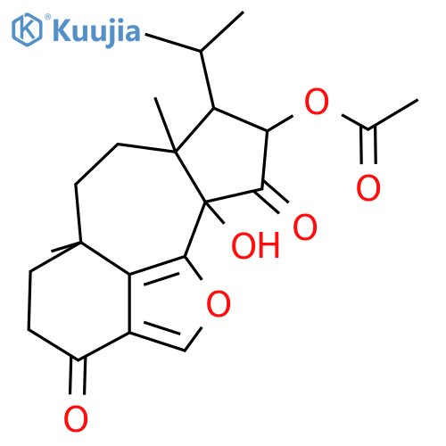 Heptemerone C; O-De-Ac, 5-ketone, 13-O-de-Me, 13-Ac structure