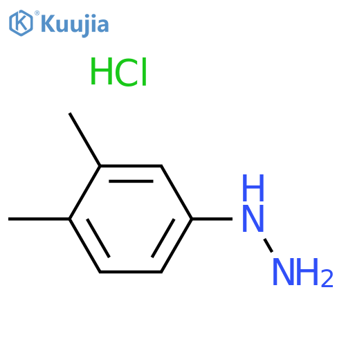 3,4-Dimethylphenylhydrazine hydrochloride structure