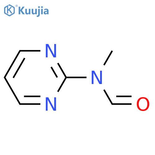 Formamide,N-methyl-N-2-pyrimidinyl- structure