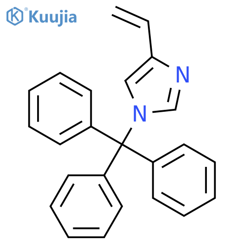 1-Trityl-4-vinyl-1H-imidazole structure