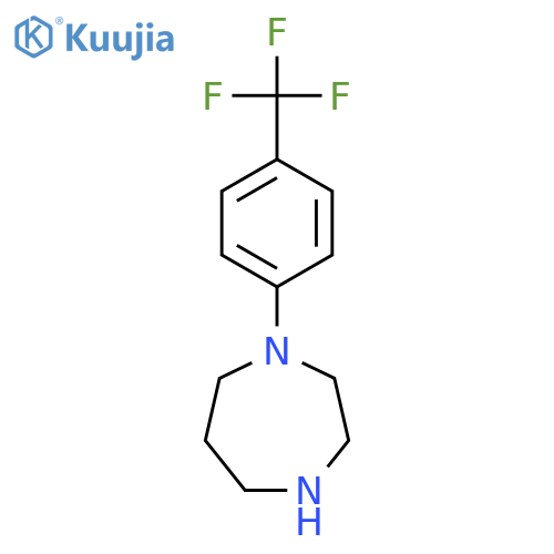 1H-1,4-DIAZEPINE, HEXAHYDRO-1-[4-(TRIFLUOROMETHYL)PHENYL]- structure