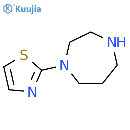 1-(1,3-thiazol-2-yl)-1,4-diazepane structure