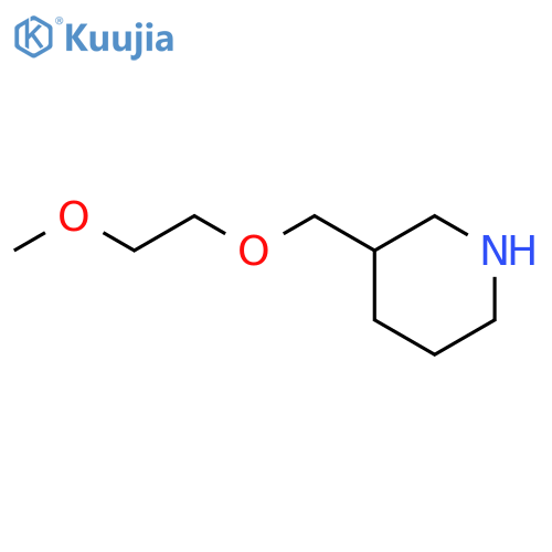 3-(2-Methoxyethoxy)methylpiperidine structure