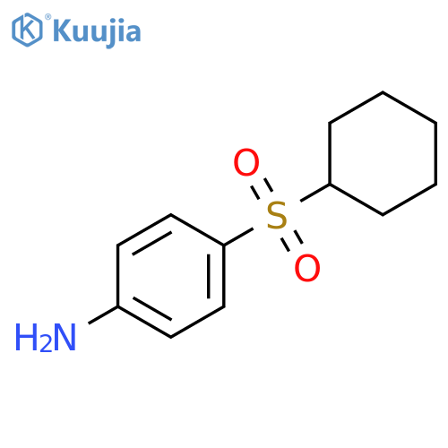 4-Cyclohexanesulfonylphenylamine structure