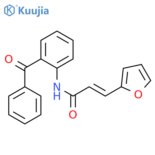 (2E)-N-(2-benzoylphenyl)-3-(furan-2-yl)prop-2-enamide structure