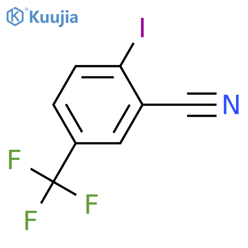 2-Iodo-5-(trifluoromethyl)benzonitrile structure