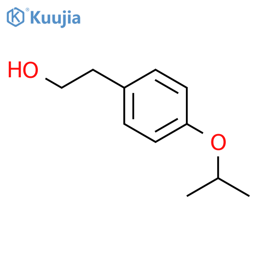 2-4-(propan-2-yloxy)phenylethan-1-ol structure