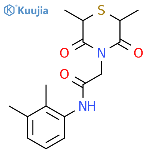 2-(2,6-dimethyl-3,5-dioxothiomorpholin-4-yl)-N-(2,3-dimethylphenyl)acetamide structure