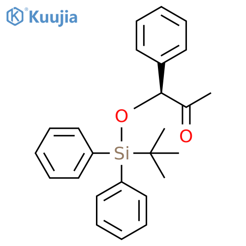 2-Propanone, 1-[[(1,1-dimethylethyl)diphenylsilyl]oxy]-1-phenyl-, (S)- (9CI) structure