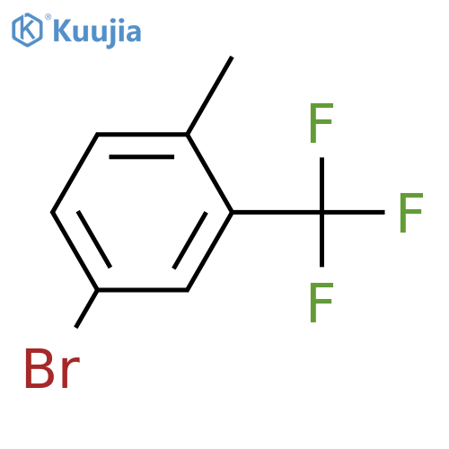 4-bromo-1-methyl-2-(trifluoromethyl)benzene structure