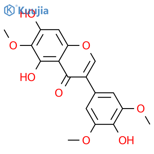 3',4',5,5',6,7-Hexahydroxyisoflavone; 3',5',6-Tri-Me ether structure