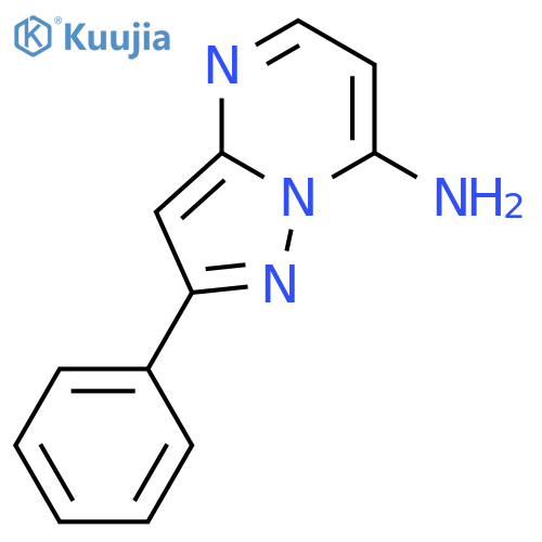Pyrazolo[1,5-a]pyrimidin-7-amine, 2-phenyl- structure
