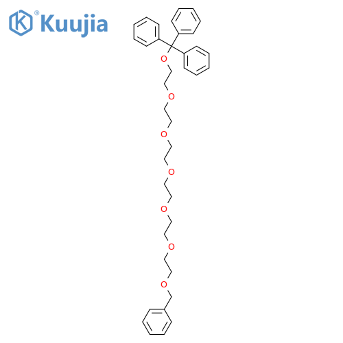 2,5,8,11,14,17,20-Heptaoxaheneicosane, 1,1,1,21-tetraphenyl- structure