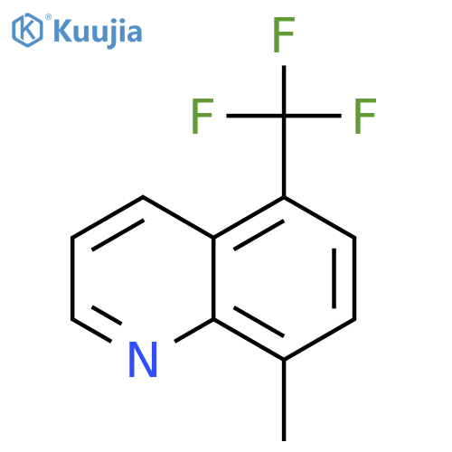 8-Methyl-5-(trifluoromethyl)quinoline structure