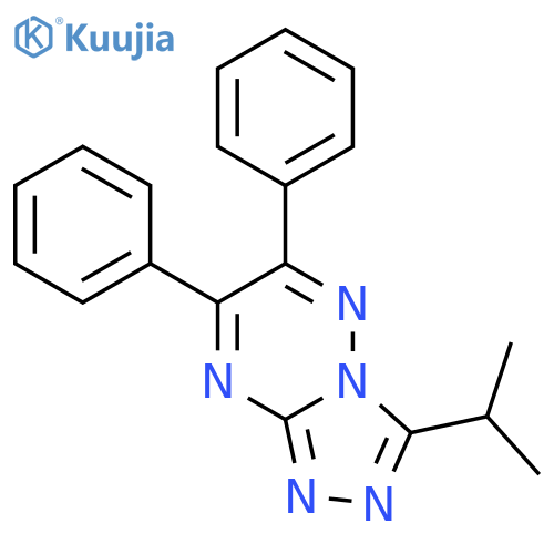 1,2,4-Triazolo[4,3-b][1,2,4]triazine,3-(1-methylethyl)-6,7-diphenyl- structure