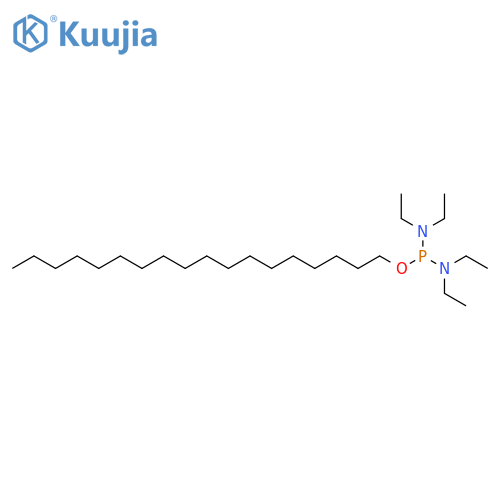 Phosphorodiamidous acid, tetraethyl-, monooctadecyl ester structure