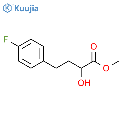 methyl 4-(4-fluorophenyl)-2-hydroxybutanoate structure