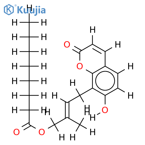 4'-octanoyloxyosthenol structure