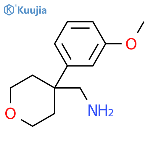 4-(3-METHOXYPHENYL)TETRAHYDRO-H-PYRAN-4-METHANAMINE structure