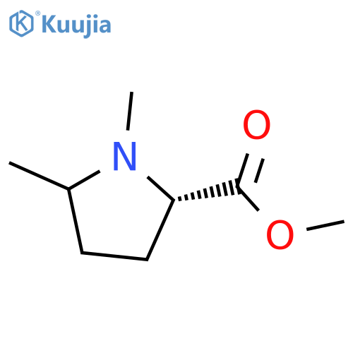 methyl 1,5-dimethylpyrrolidine-2-carboxylate structure