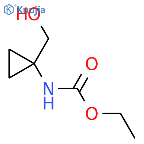 Ethyl N-[1-(hydroxymethyl)cyclopropyl]carbamate structure