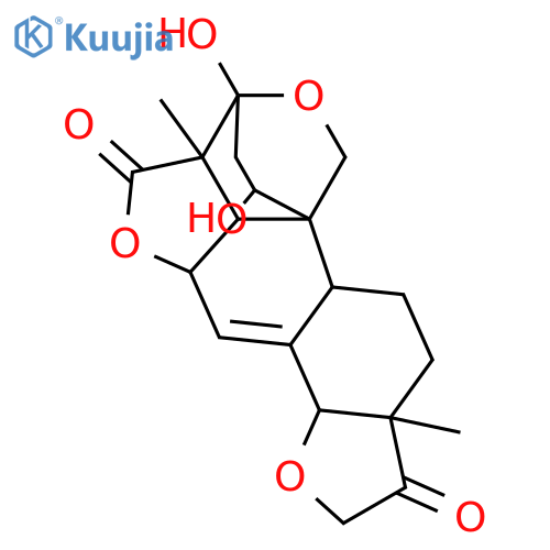 3,20:14,16-Diepoxy-3,15-dihydroxy-7-pimaren-19,6-olide; (3β,6β,9β,14β,15α)-form, 1β-Hydroxy, 15-ketone structure