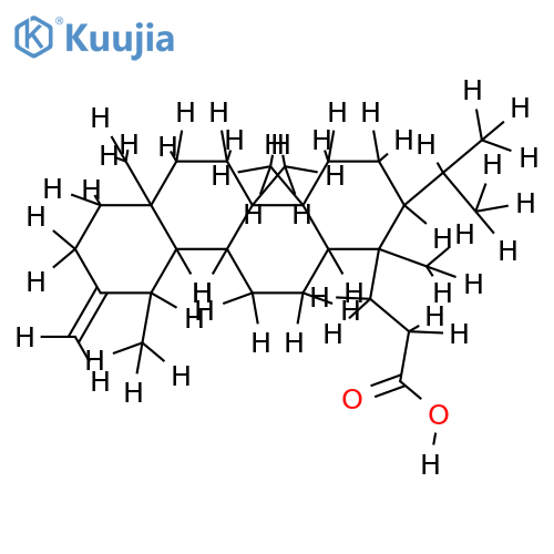 3,4-seco-urs-20(30)-en-3-oic acid structure