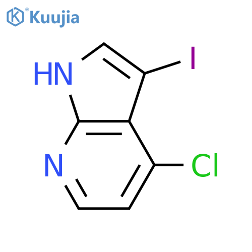 4-Chloro-3-iodo-1H-pyrrolo[2,3-b]pyridine structure