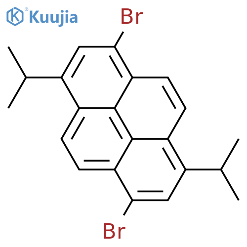 1,6-Dibromo-3,8-diisopropylpyrene structure