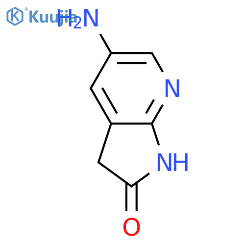 5-amino-1H,2H,3H-pyrrolo[2,3-b]pyridin-2-one structure