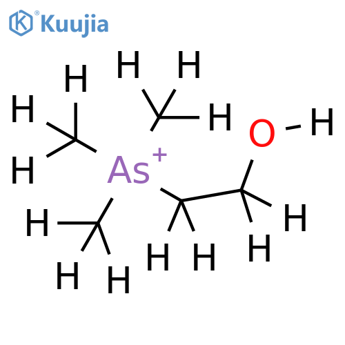 Bromide-(2-Hydroxyethyl)trimethylarsonium(1+) structure