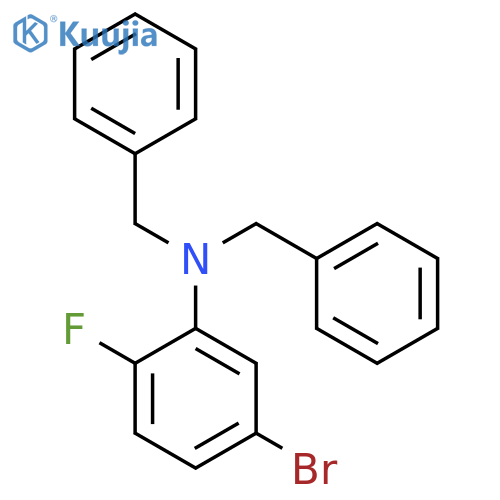 N,N-Dibenzyl-5-bromo-2-fluoroaniline structure