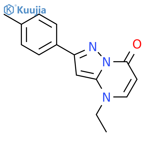 Pyrazolo[1,5-a]pyrimidin-7(4H)-one, 4-ethyl-2-(4-methylphenyl)- structure