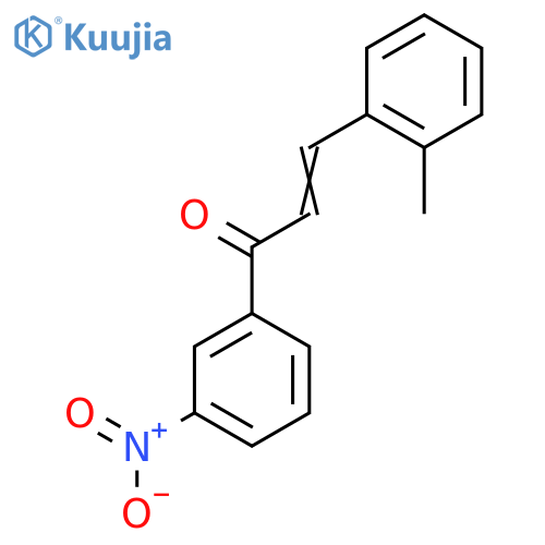 3-(2-Methylphenyl)-1-(3-nitrophenyl)prop-2-en-1-one structure