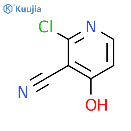 2-chloro-4-hydroxy-3-Pyridinecarbonitrile structure
