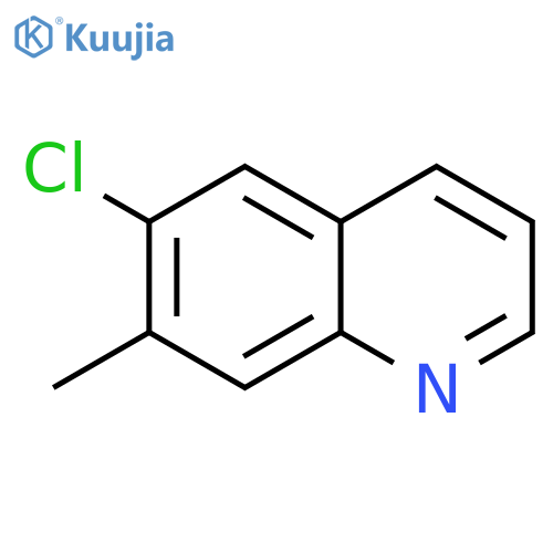 6-Chloro-7-methylquinoline structure