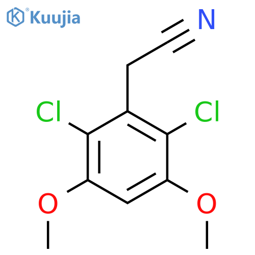 2-(2,6-Dichloro-3,5-dimethoxyphenyl)acetonitrile structure